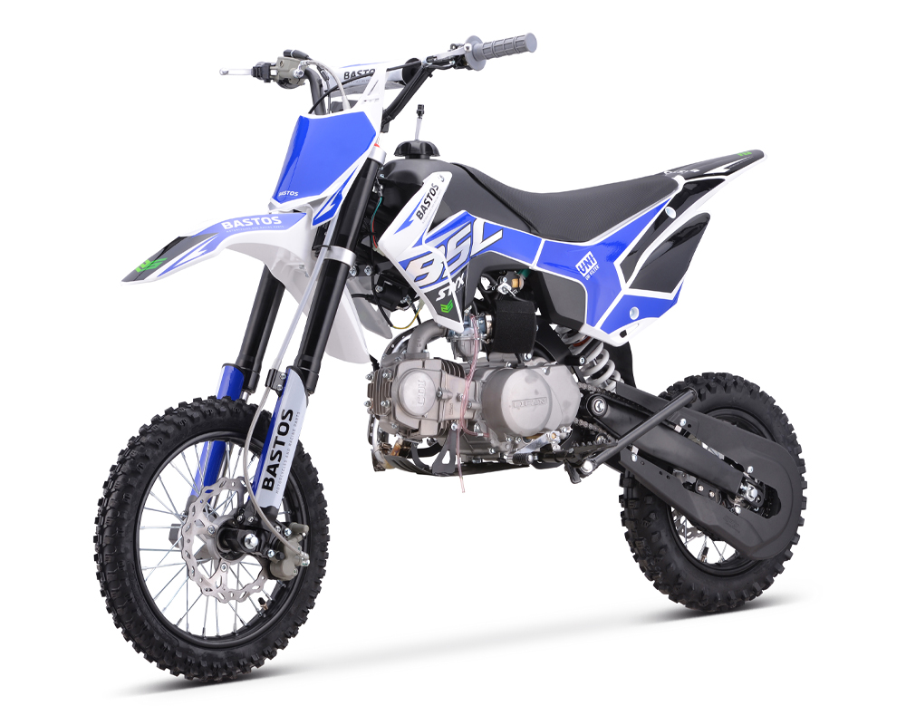 Vue trois quart avant Dirt Bike Bastos BSC