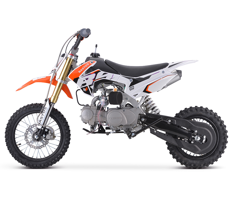 Vue latérale Pit bike Bastos BS