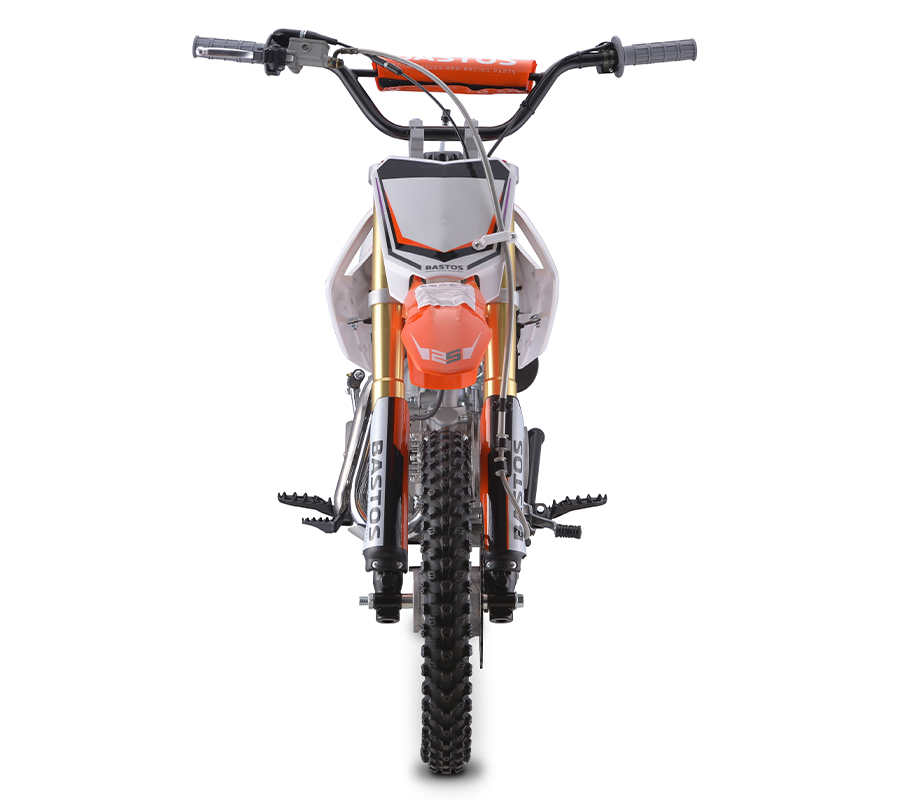 Vue avant Pit bike Bastos BS