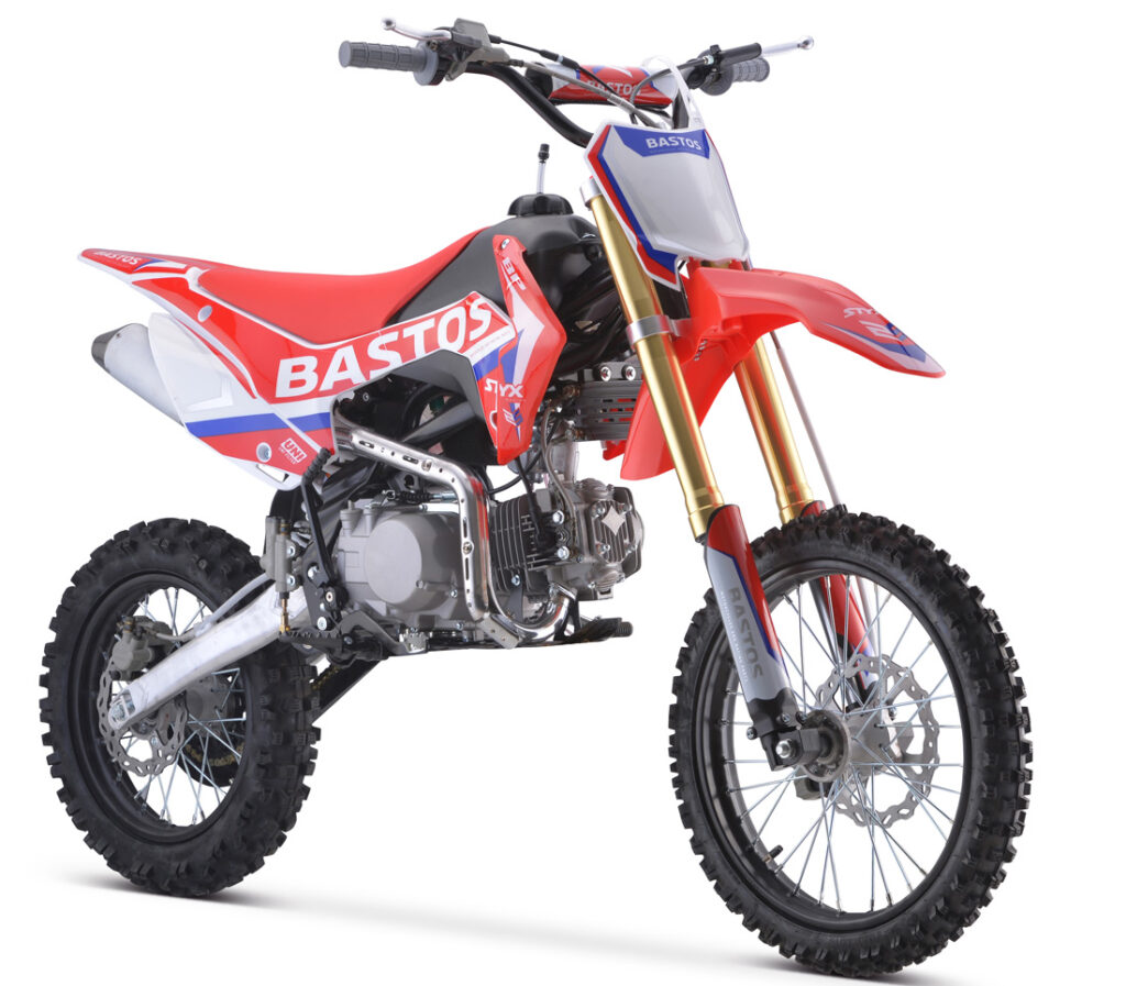 Vue trois quart avant Dirt Bike Bastos BP