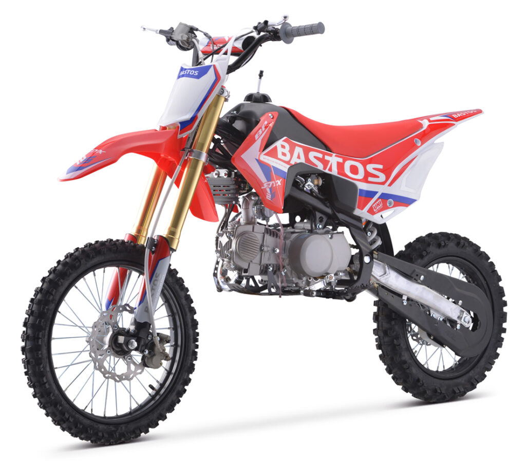Vue trois quart avant Dirt Bike Bastos BP