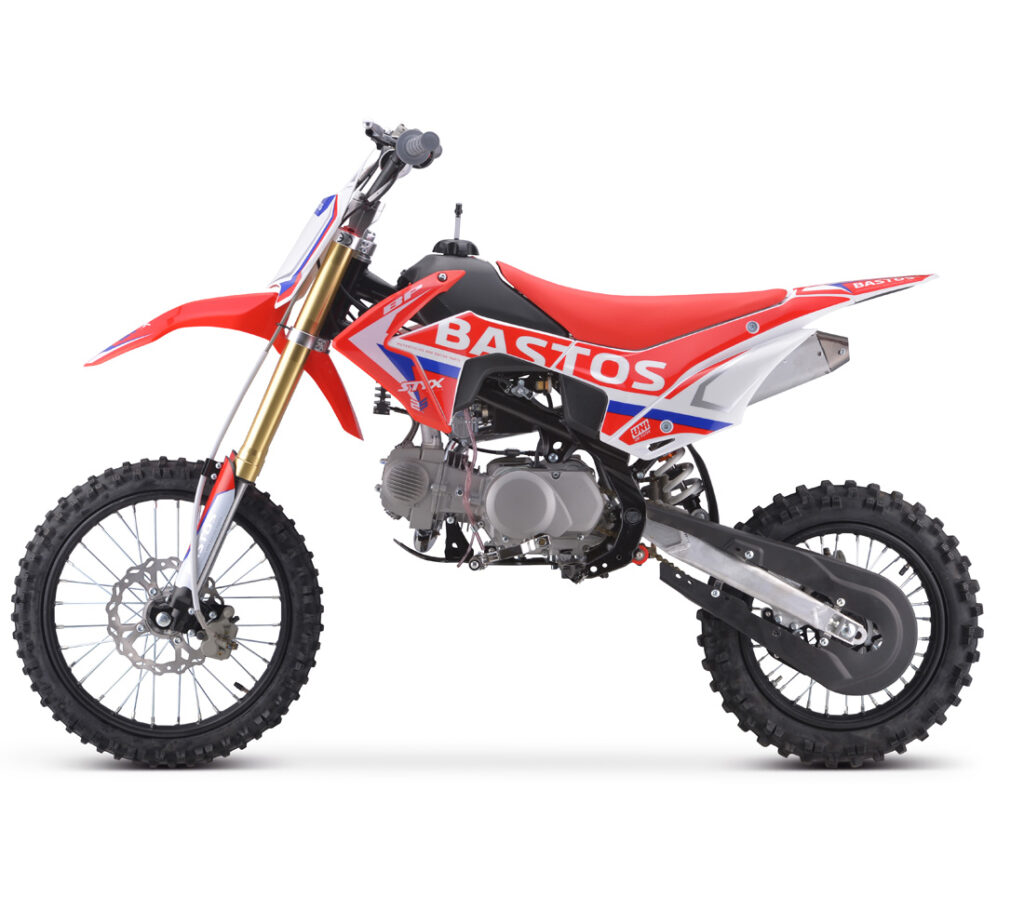 Vue latérale Dirt Bike Bastos BP