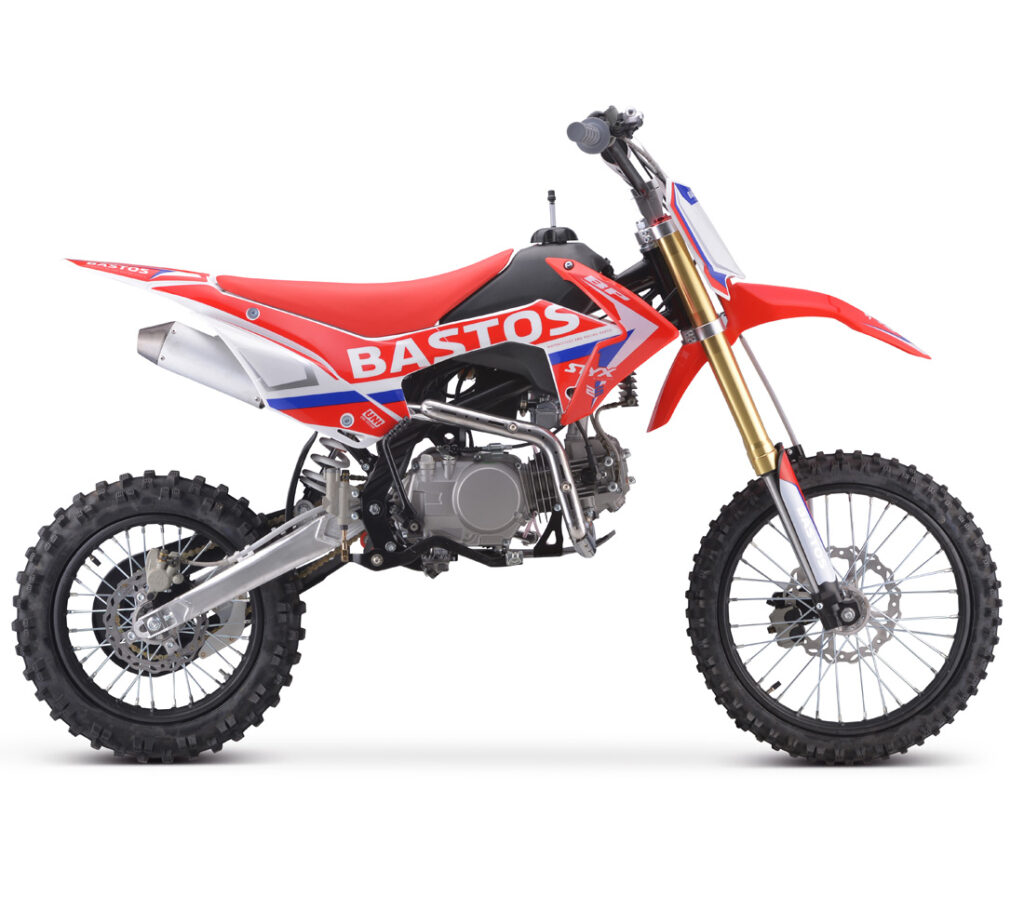 Vue latérale Dirt Bike Bastos BP