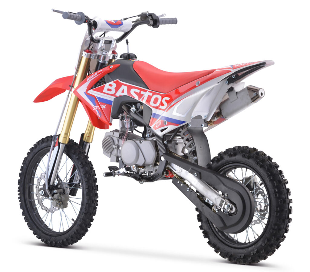 Vue trois quart arrière Dirt Bike Bastos BP