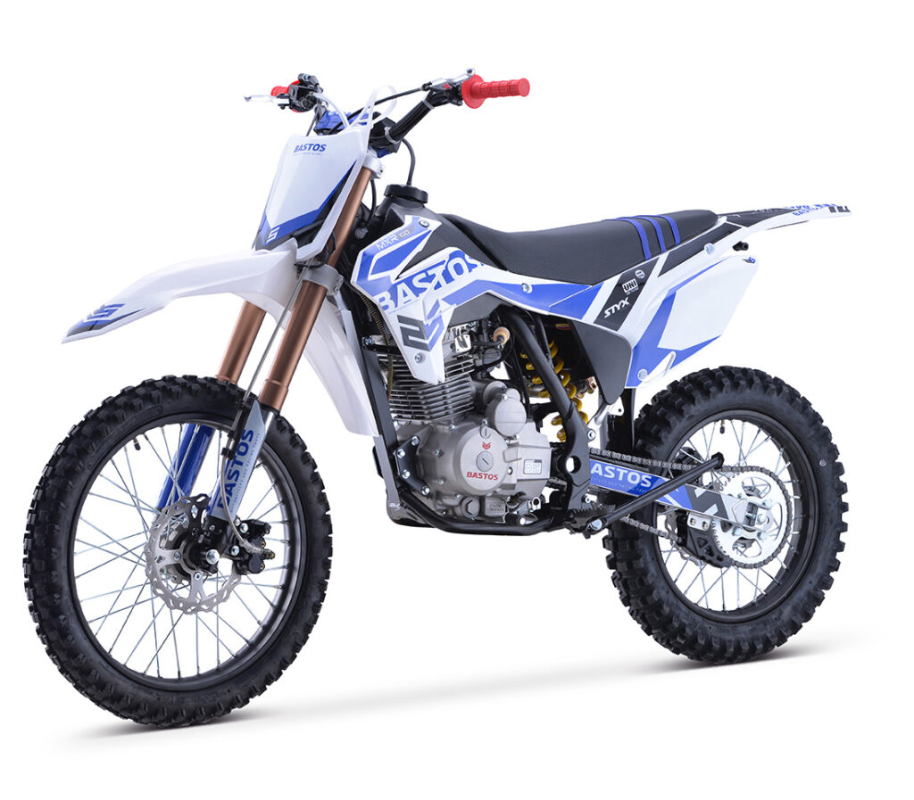 Vue trois quart avant Motocross Bastos Bike MXR 150