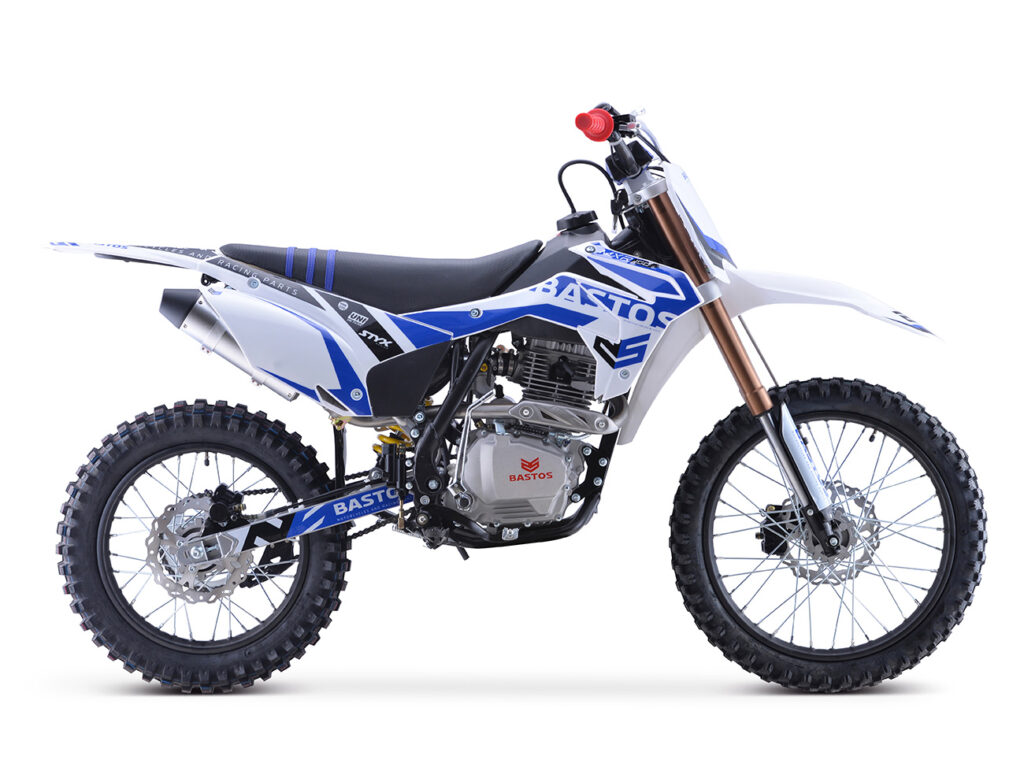 Vue latérale Motocross Bastos Bike MXR 150