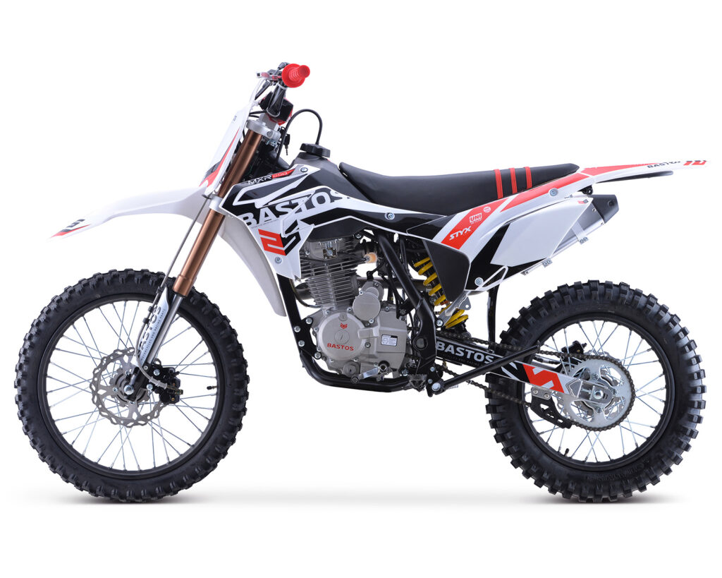 Vue laétrale Motocross Bastos Bike MXR 250