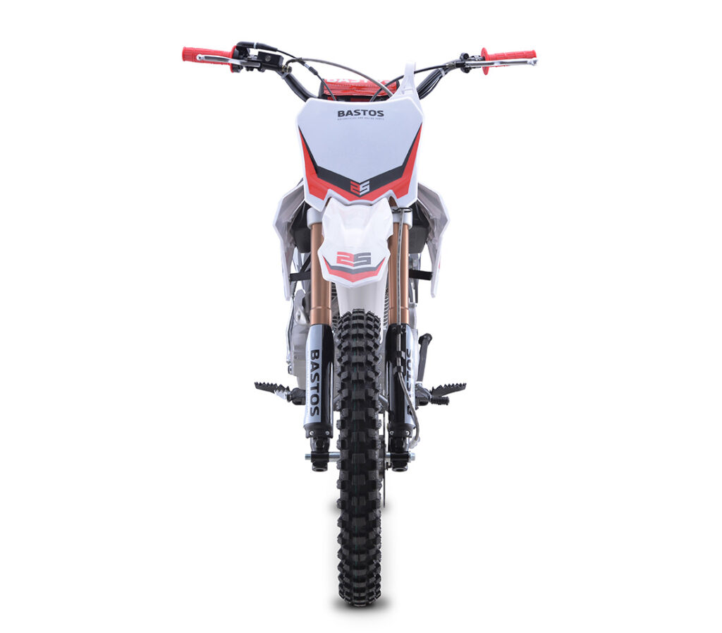Vue avant Motocross Bastos Bike MXR 250