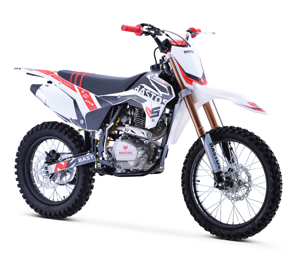 Vue trois quart avant droite Motocross Bastos Bike MXR 250