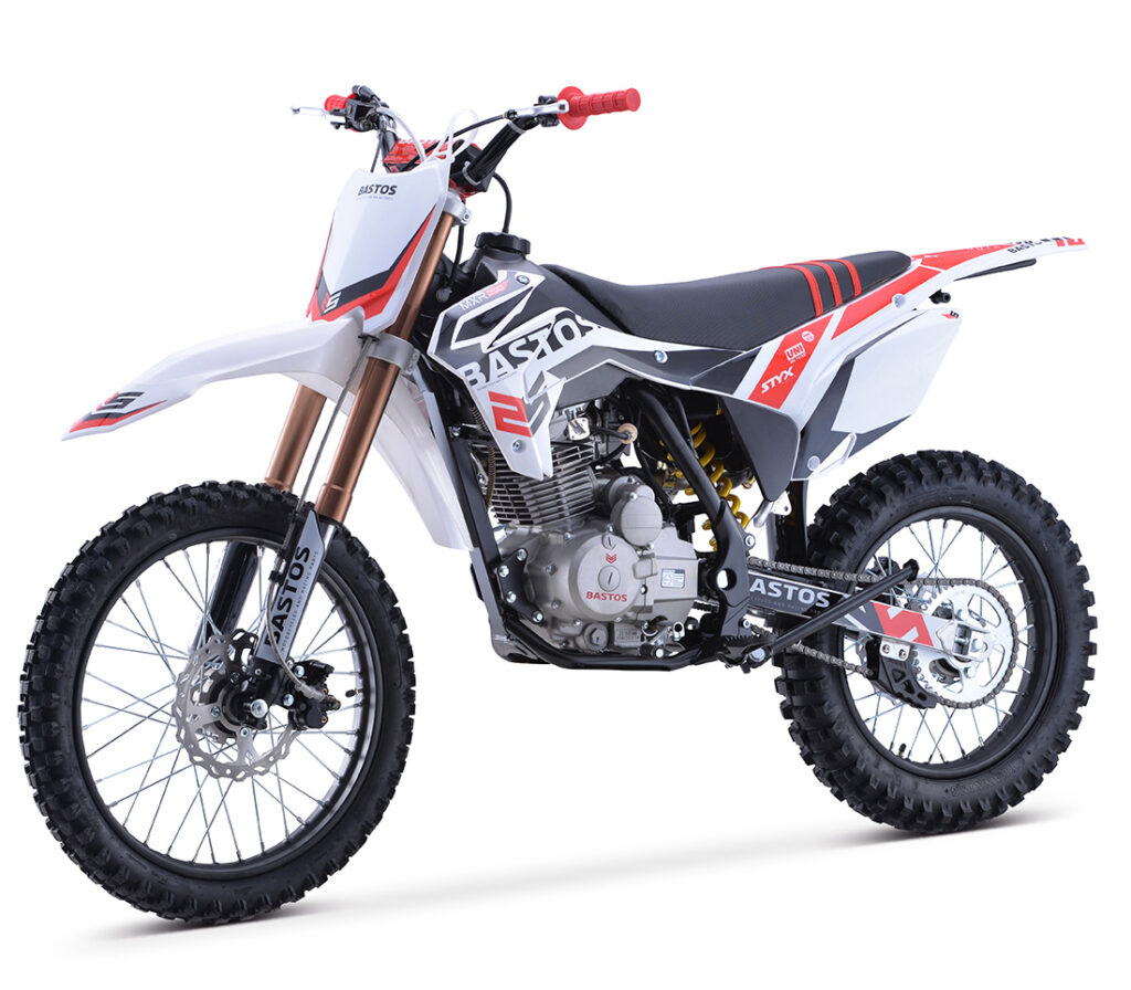 Vue trois quart avant Motocross Bastos Bike MXR 250