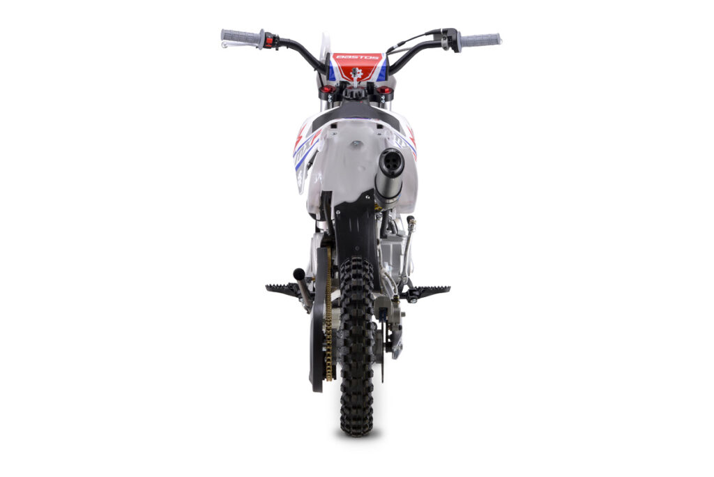 Vue arrière Dirt Bike Bastos MXF