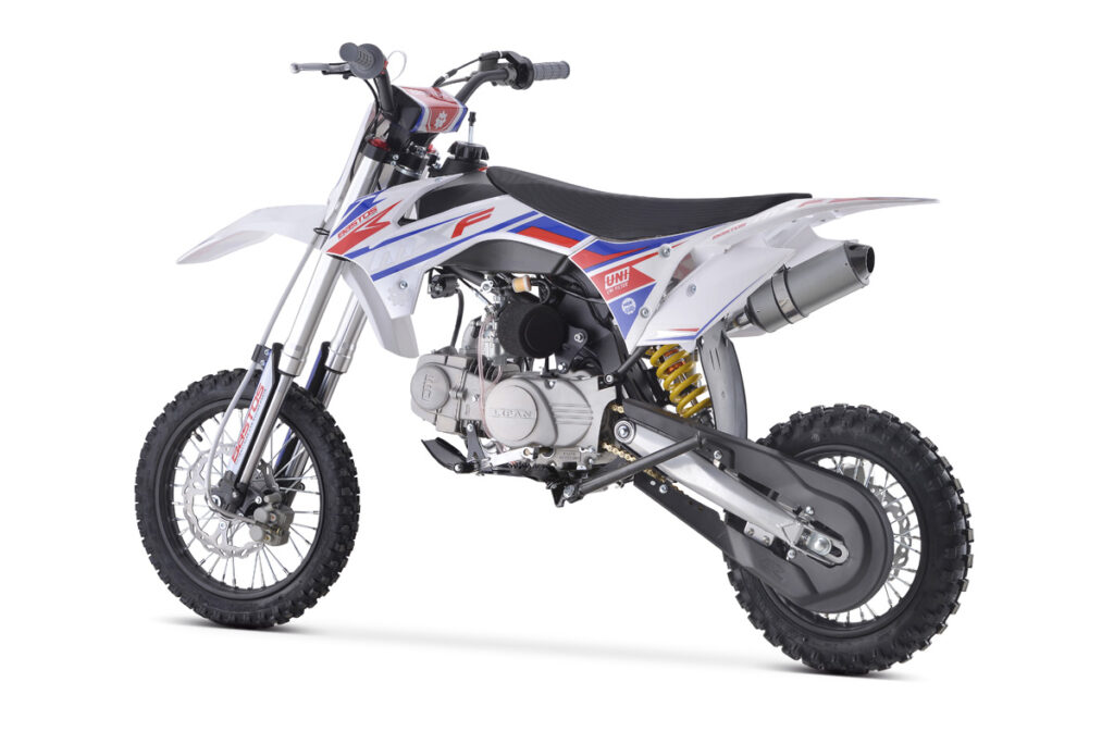 Vue trois quart arrière Dirt Bike Bastos MXF