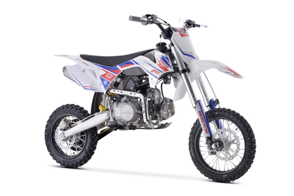 Vue trois quart avant Dirt Bike Bastos MXF