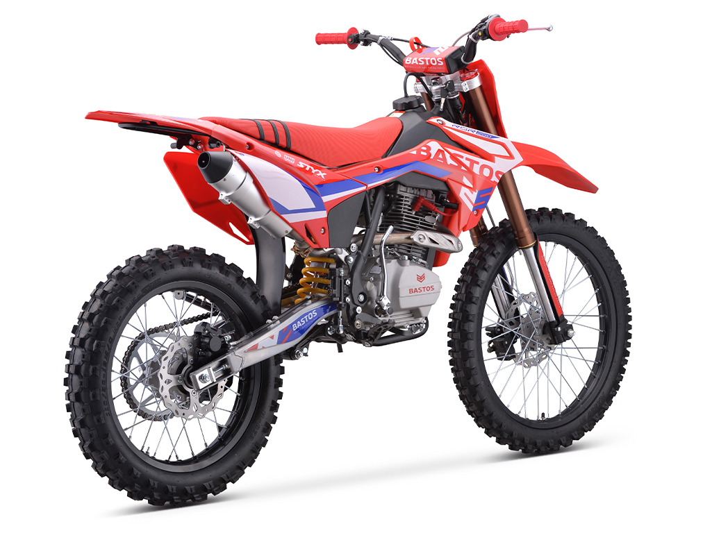 Vue trois quart arrière Motocross Bastos Bike RSR